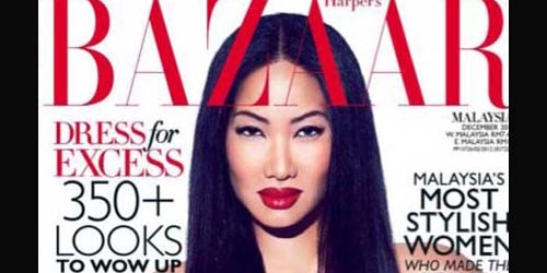 Kimora Lee Simmons Berpose Seksi di Bazaar Malaysia