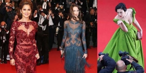 7 Aktris Tampil Seksi di Red Carpet Cannes