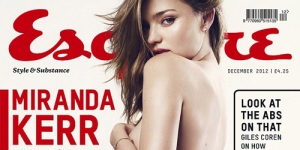 Miranda Kerr Topless di Cover Majalah Esquire