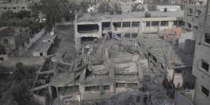 Misil Yahudi Israel Hancurkan Masjid di Palestina