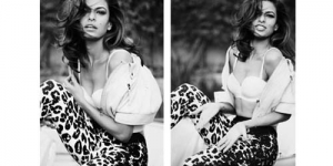 Tampilan Seksi Eva Mendes di Majalah Marie Claire