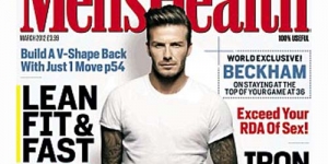 Wow, Kerennya David Beckham di Majalah MensHealth