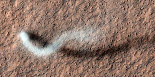 Kamera Menangkap Gambar 'Dust Devil' di Mars Kamera Menangkap Gambar 'Dust Devil' di Mars