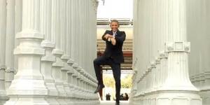 Presiden Amerika Barack Obama Ber-Gangnam Style Hanya untuk Michelle