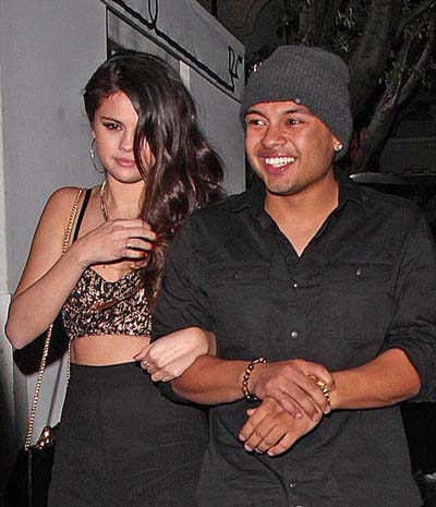Selena Gomez dengan Alfred Flores