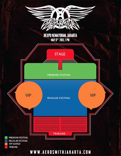 venue Konser Aerosmith