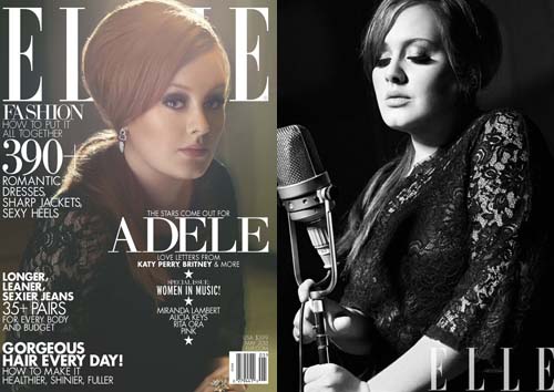 Bergaya Tahun 60 An Adele Bersinar Di Cover Majalah Elle