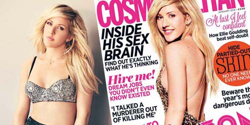 Pose Seksi Ellie Goulding di Majalah Cosmopolitan Pose Seksi Ellie Goulding di Majalah Cosmopolitan