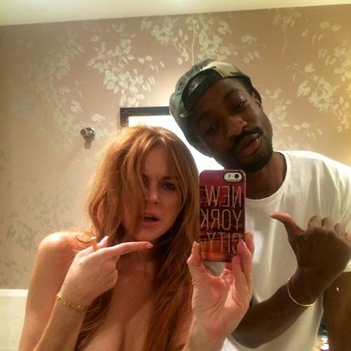 Lindsay Lohan Topless