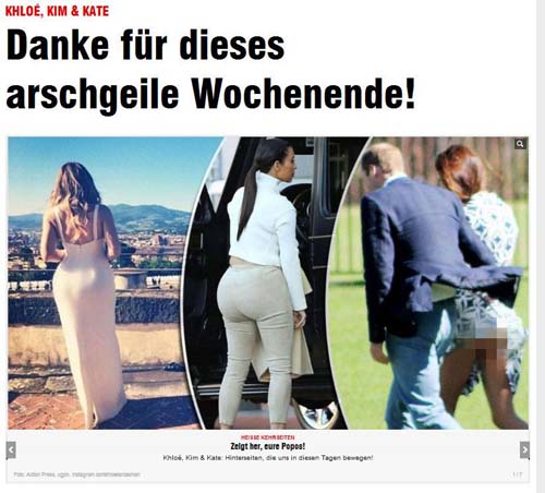 Kim Kardashian, Khloe Kardashian, Kate Middleton