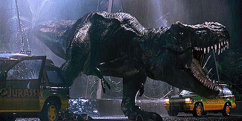 Foto Bocoran Penampakan T-Rex di Film Jurassic World