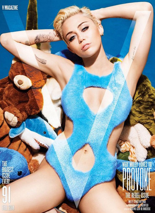 Miley Cyrus seksi di V Magazine