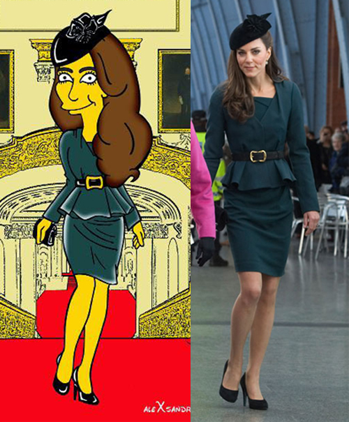 Kate Middleton The Simpsons
