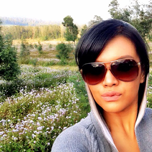 I feel free Farah Quinn di Kawah Urung