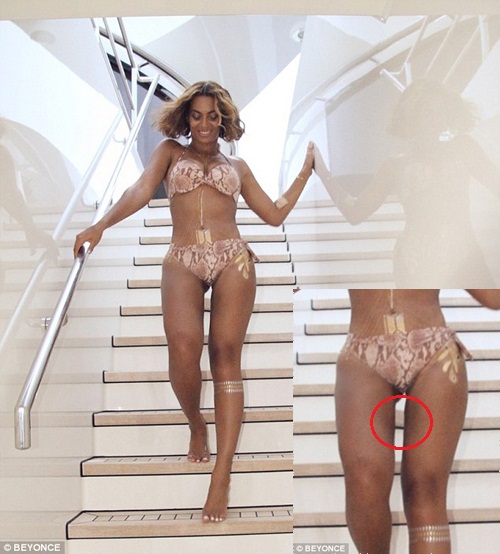 Paha seksi Beyonce hasil editan