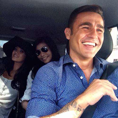 Fabio Cannavaro jadi sopir Farah Quinn