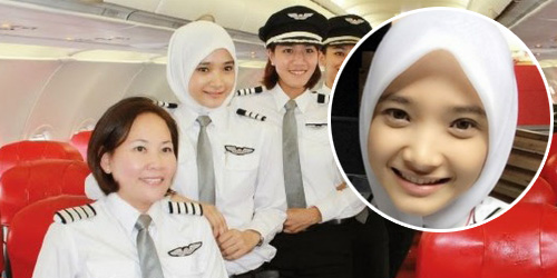 Noor Hafizah Idrus, Pilot Berwajah Imut Jadi Inspirasi Muslimah