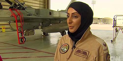 Pilot Wanita Al Mansouri Bom Markas ISIS dengan Pesawat F-16