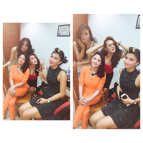 Dewi Perssik, Irene Justine, Sissy Firman dan Kartika Waode di TVM Janda Jatuh Cinta