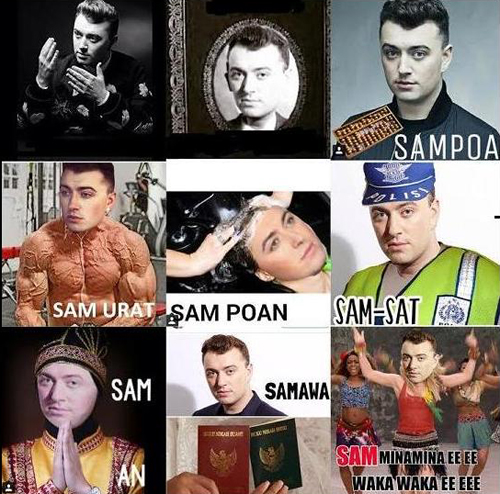 meme kocak lucu sam smith