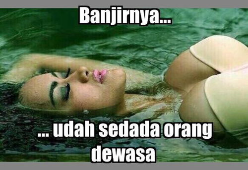 meme jupe julia perez jakarta banjir