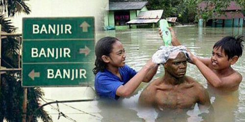Foto: Meme Kocak Banjir Jakarta