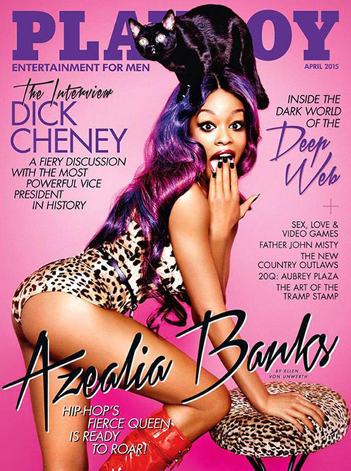 Azealia Banks hot seksi di majalah playboy