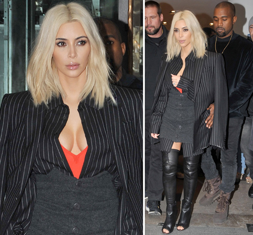 Kanye West pegang bokong hot Kim Kardashian