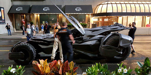 Batmobile Ikut Syuting, Batman Gabung Suicide Squad?