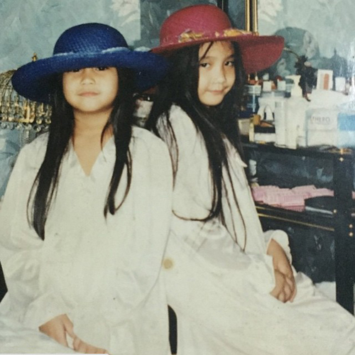 Foto Masa Kecil Nagita Slavina-Marsha Tengker Menggemaskan!