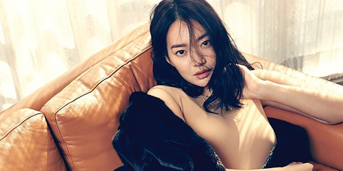 Foto Shin Min A Seksi Semi Telanjang Di Majalah Arena Homme
