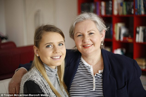 Elle Lietzow dan sang ibu @dailymail.co.uk