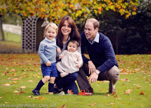 pangeran william, kate middleton, pangeran george, dan putri charlotte