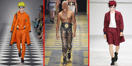Foto 10 Karakter Naruto Jadi Model