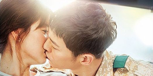 Song Joong Ki Cium Mesra Song Hye Kyo di Poster Descendants of The Sun