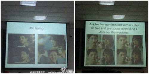Song Joong Ki jadi bahan presentasi @dramafever.com