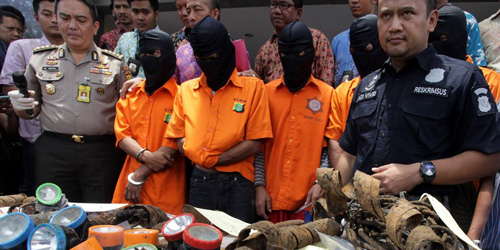 6 Maling Kabel di Gorong-gorong Istana Berhasil Ditangkap