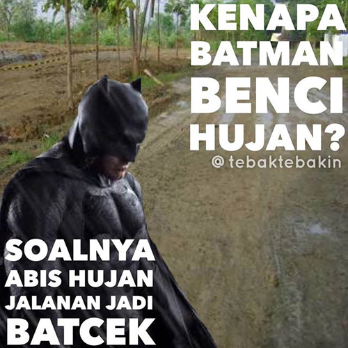 Kenapa Batman benci hujan?