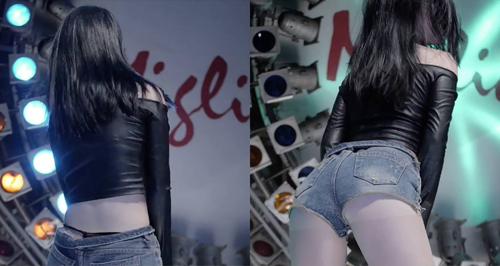 suhyun wait a minute pakai g-string saat manggung