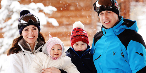 Foto Liburan Keluarga Pangeran William dan Kate Middleton