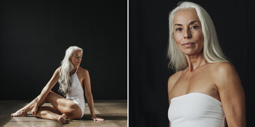 Foto: Yazemeenah Rossi, Nenek 60 Tahun Jadi Model Baju Renang