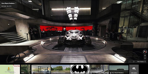 Google Street View Perlihatkan Detil Markas Mewah Batman