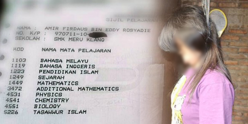 Pelajar Malaysia Bunuh Diri Sebab Dapat Rangking 2