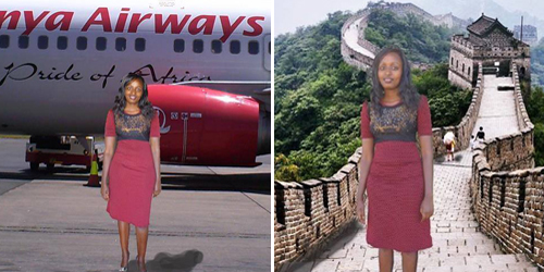 Foto: Berkat Photoshop, Gadis Kenya Bisa Liburan ke China
