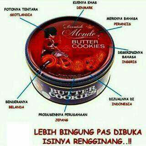Kue khas Denmark dijualnya di Indonesia