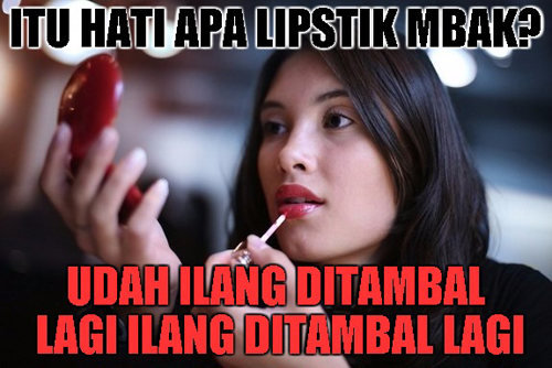 Itu hati apa lisptik mbk?