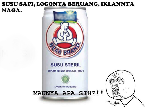 Susu sapi logo beruang