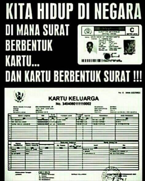 Surat bentuk kartu, kartu bentuk surat