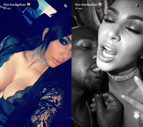 Foto seksi Kim Kardashian dan Kanye West @instagram.com/kimkardashian