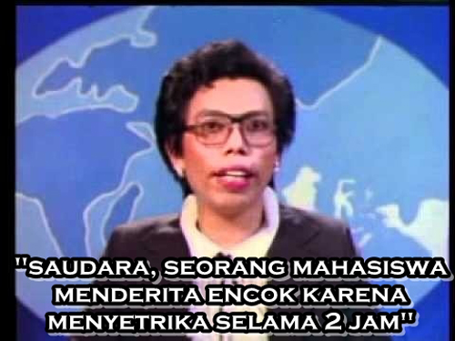 Saudara, seorang mahasiswa menderita encok karena menyetrika